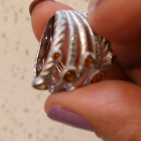 Judith Ripka Sterling Silver Ring - Picture 6 of 8
